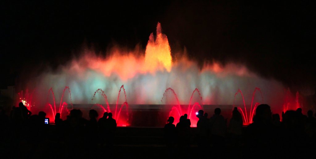 The Magic Fountain in Barcelona, Spain