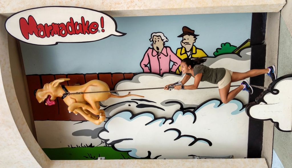 Marmaduke scene at Universal Studios